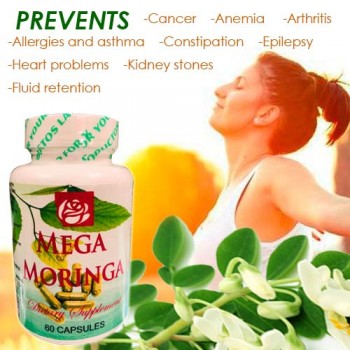 Mega Moringa Dietary Supplement 90 Caps
