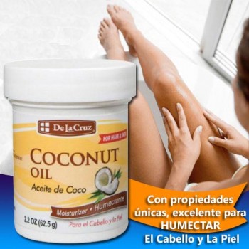 De La Cruz Coconut Oil 2.2 Oz (62.5 g)