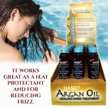 Hask argan oil healing shine treatment 0.625 oz x 18pcs