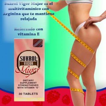 Sukrol Vigor Mujer 30 Tabs Multivitaminico con Arginina