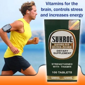 Sukrol Man 100 Tabs Multivitamin Strengthened with Thiamine