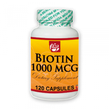 Biotin 1000 MCG Dietary Supplement 120 Caps