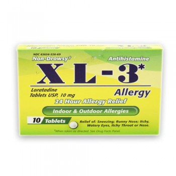 XL-3 Antihistamine Allergy 10 tablets