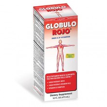 Globulo Rojo Iron and Vitamin b Liquid 16 FL OZ (473 mL)